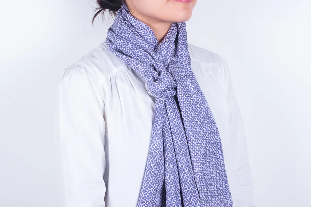 Scarf: Purple Links (last piece)