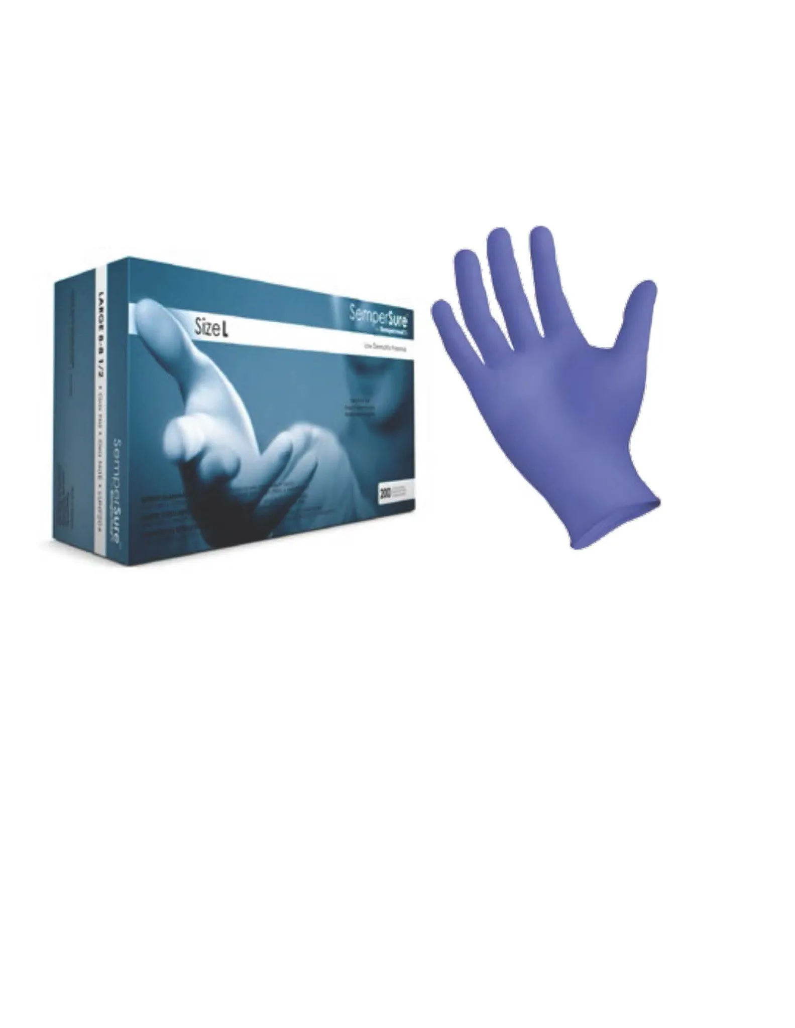 SemperSure® Accelerator Free, Powder Free Nitrile Exam Gloves