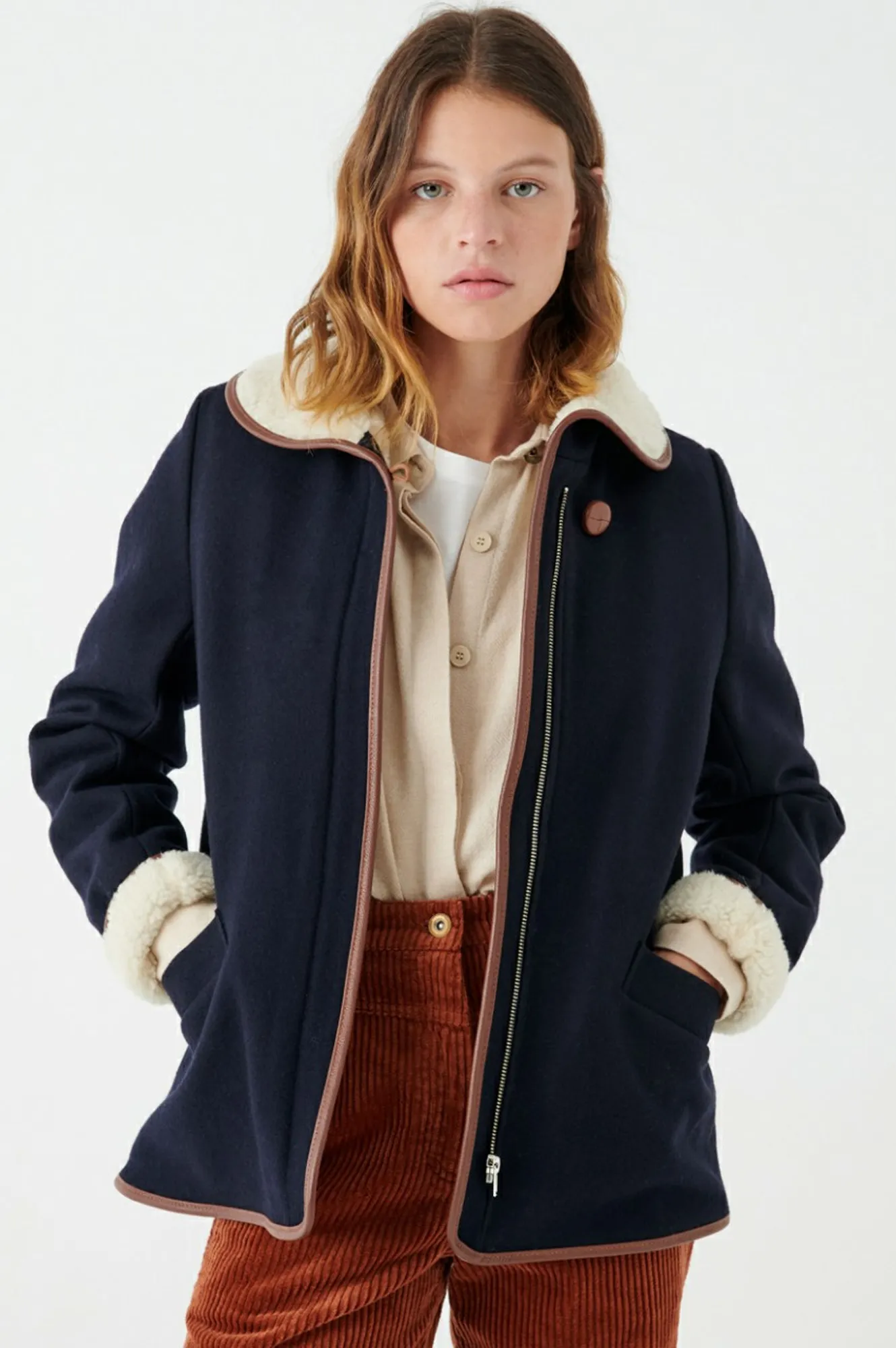 Sessùn Paolo Navy/Chesnut Jacket