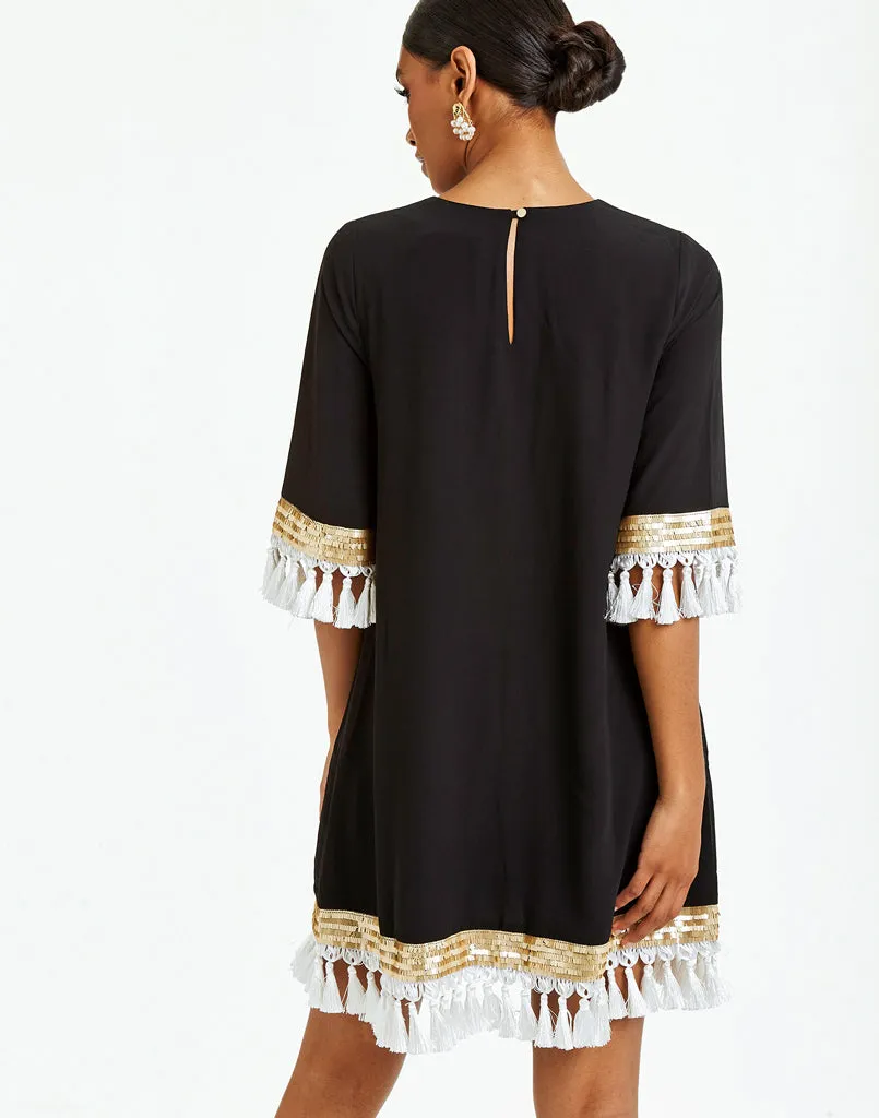 Shimmy Shimmy Tassel Dress