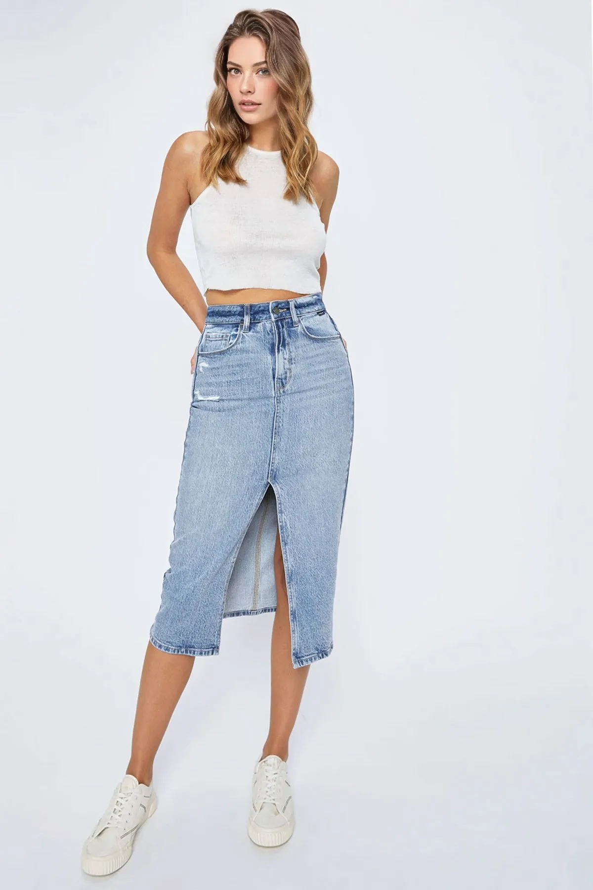 Skater Girl Denim Skirt