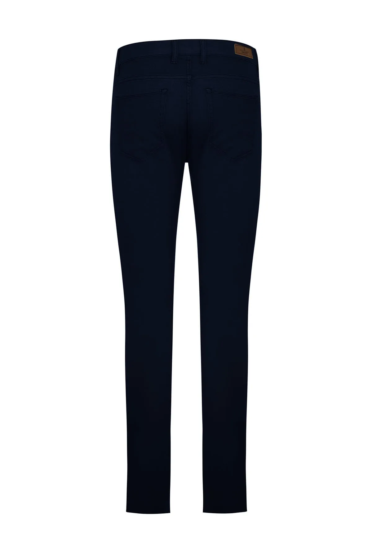 Slim Fit Cotton 5 Pocket Light Navy Casual Pants