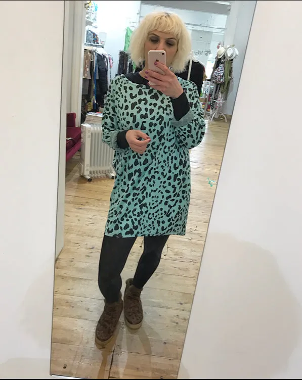 Sonya Leopard Print Dress