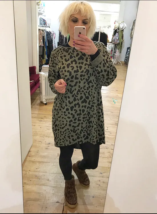 Sonya Leopard Print Dress