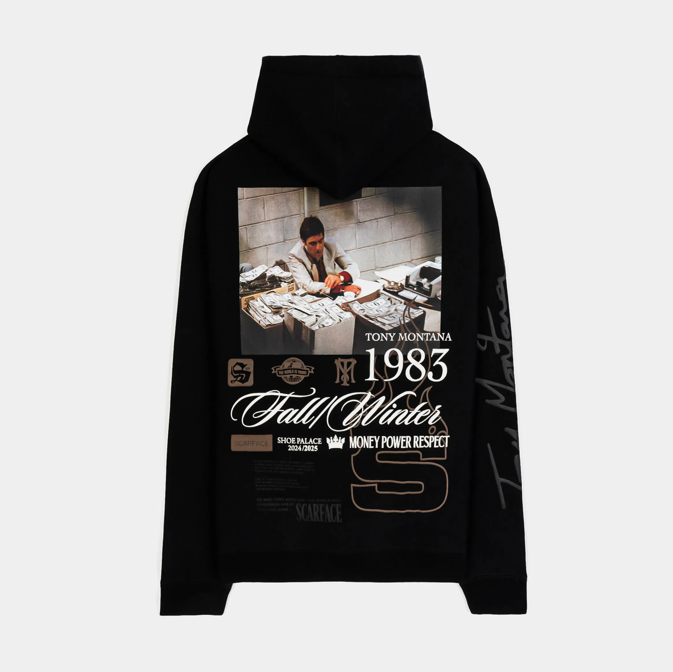 SP x Scarface Money Pullover Mens Hoodie (Brown/Black)