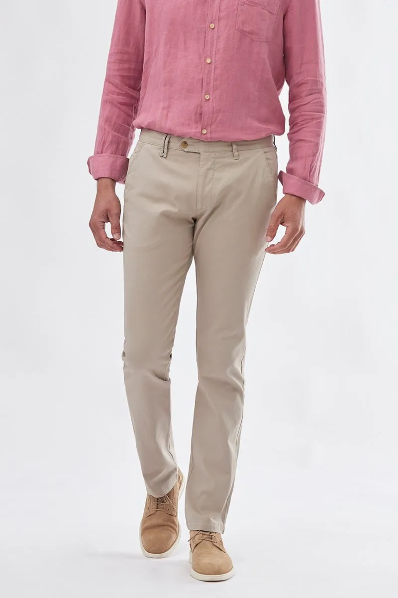 Sport Chino Trouser with Textured Weave