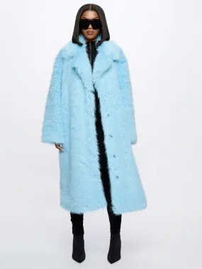 SUMWON WOMEN Fluffy Oversized Maxi Coat