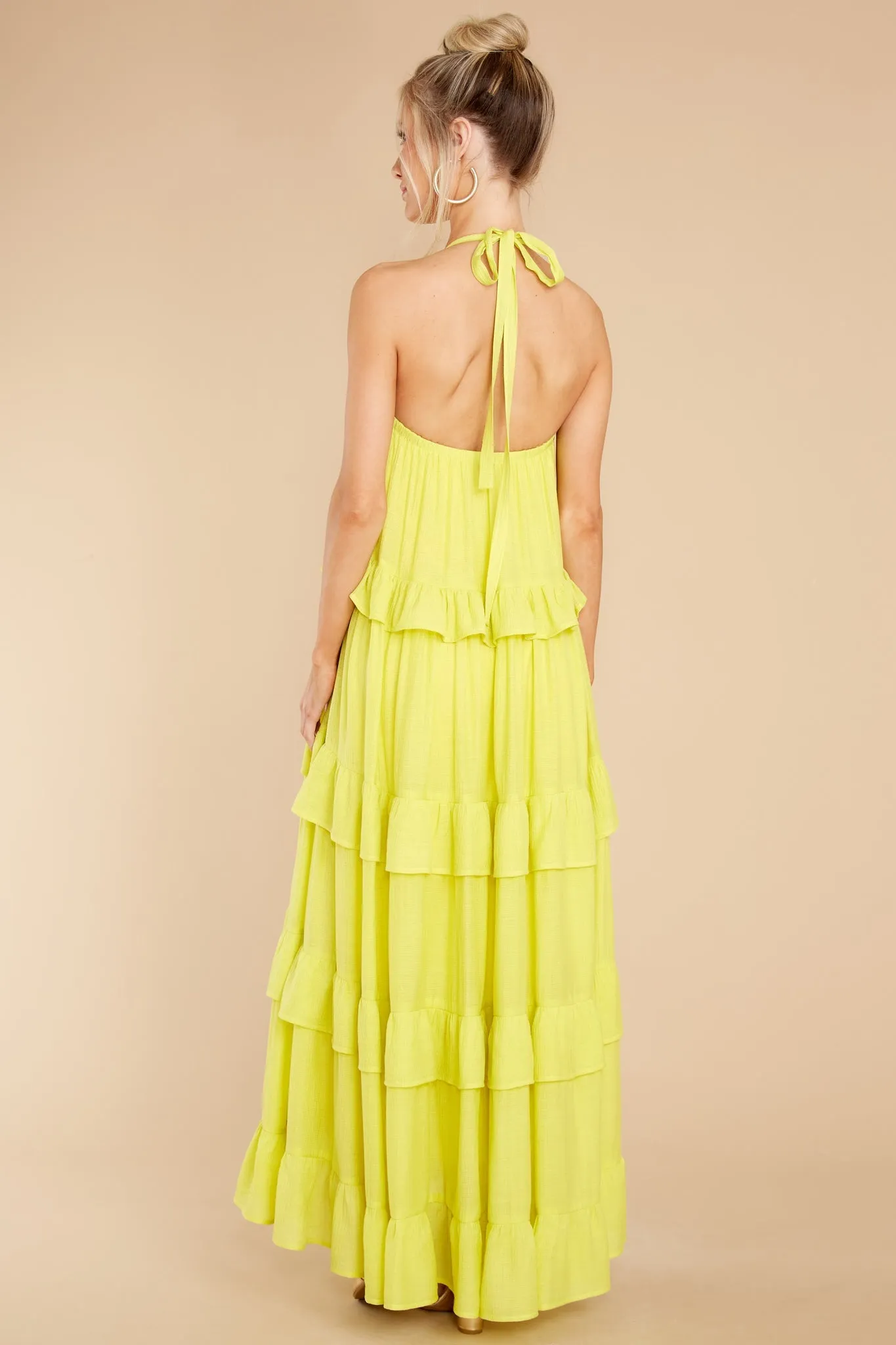 Sun Gazer Lemonade Yellow Maxi Dress