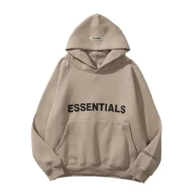 Sweatshirt with Reflective Letter Essential Printing