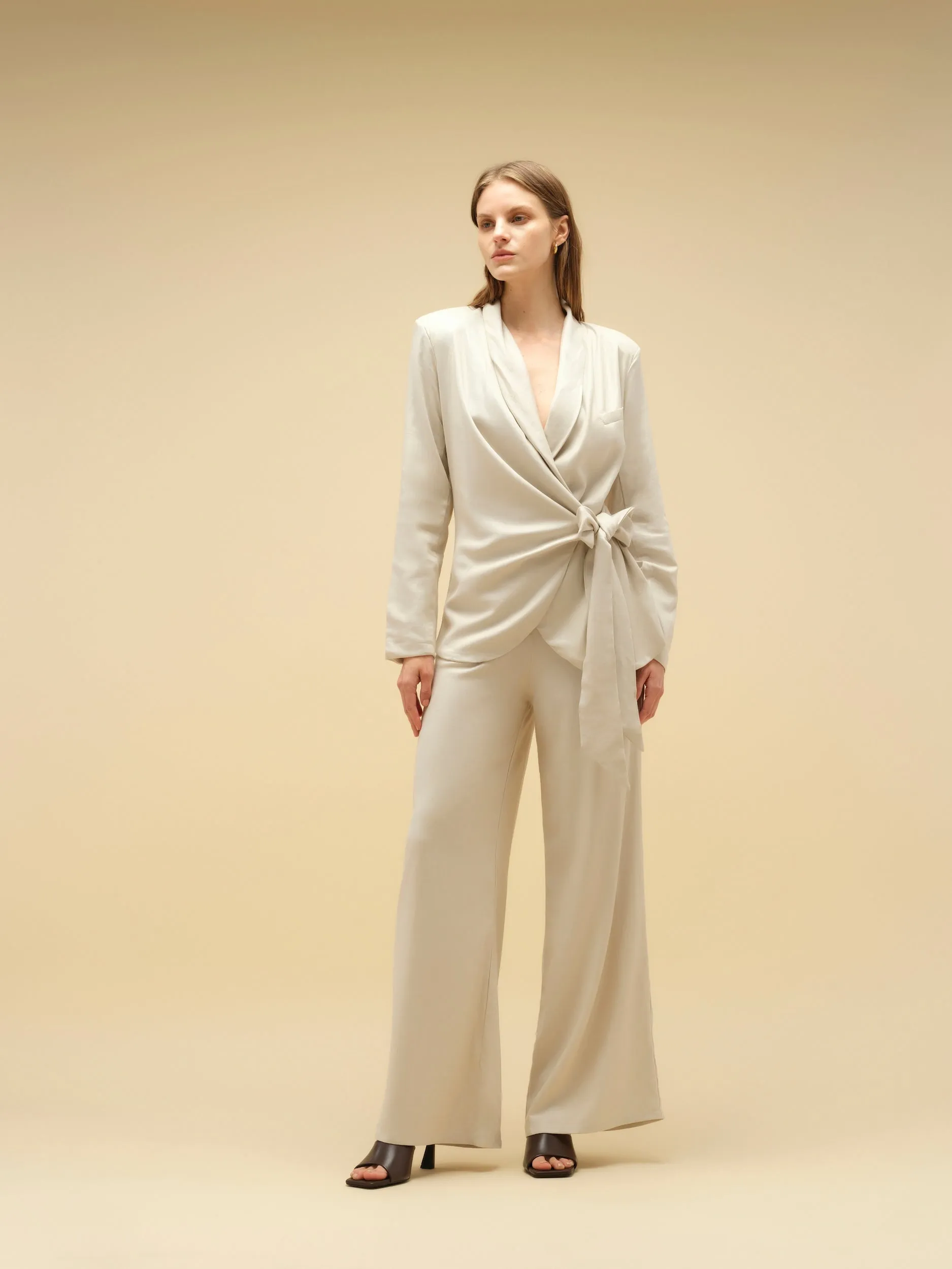 Tailored pants Linen