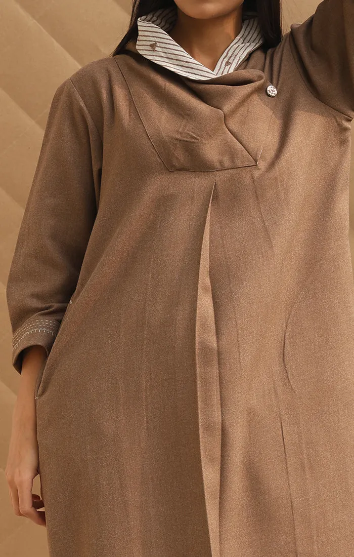 Tan wool Tunic with or without Natural Pants