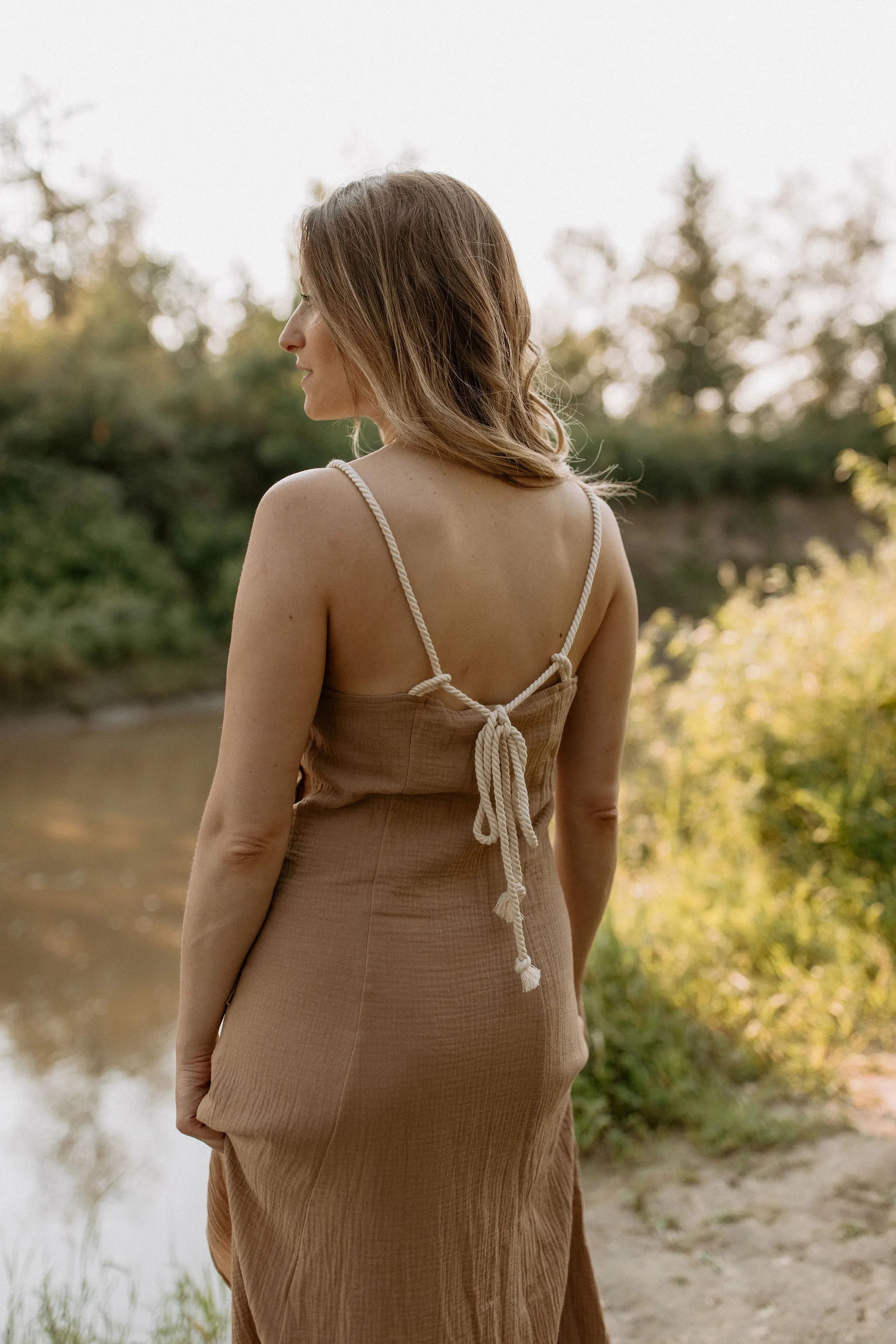 The Ariele Dress - Taupe