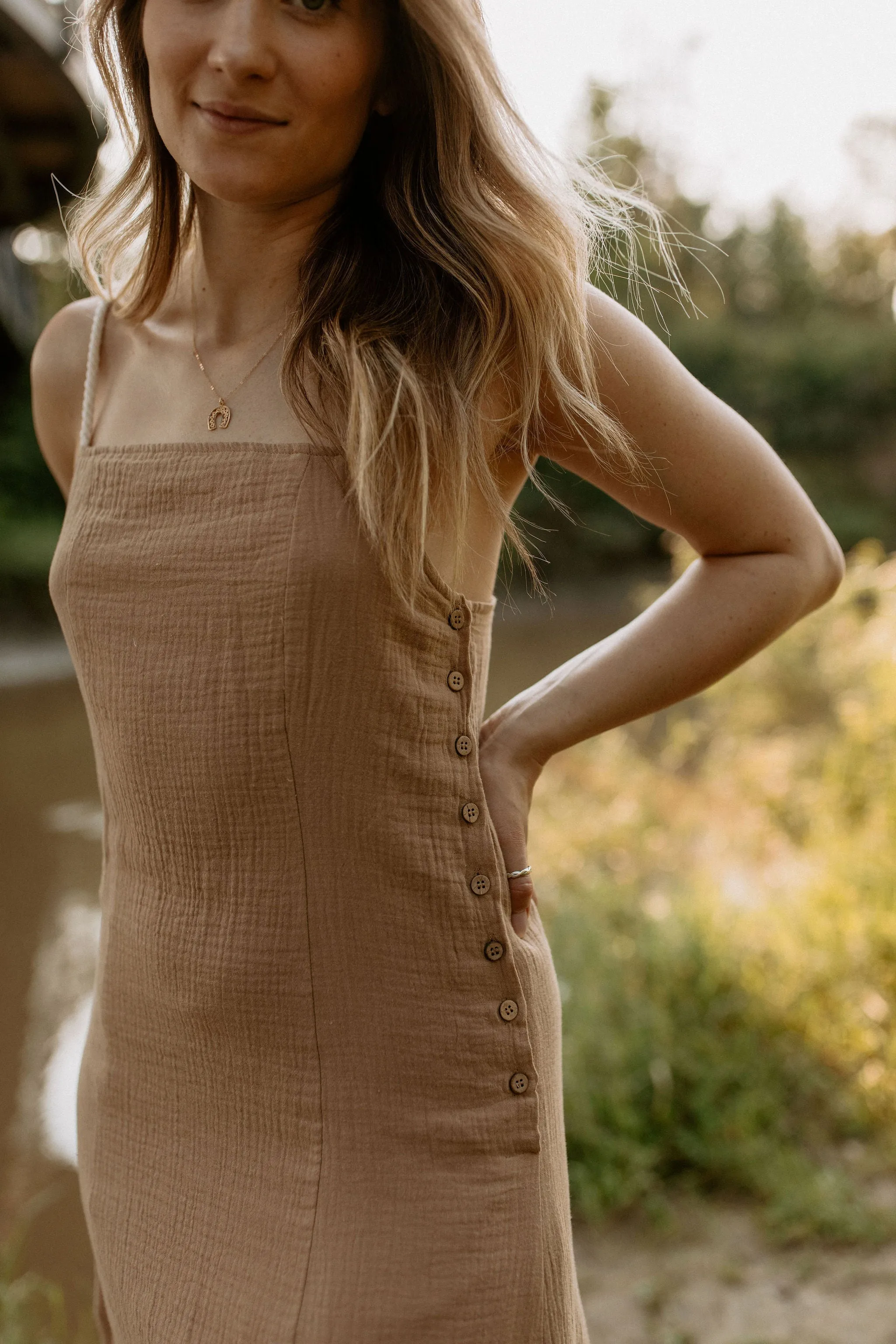 The Ariele Dress - Taupe