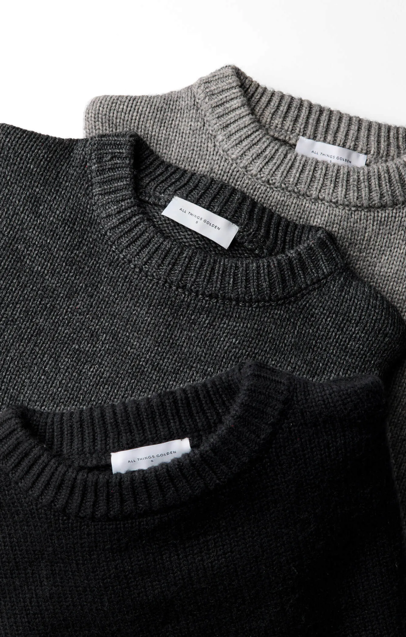 THE HEAVY KNIT - CHARCOAL