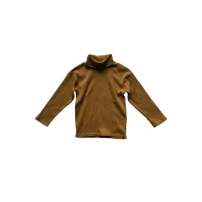 THE SIMPLE FOLK - The Ribbed Turtleneck - Bronze