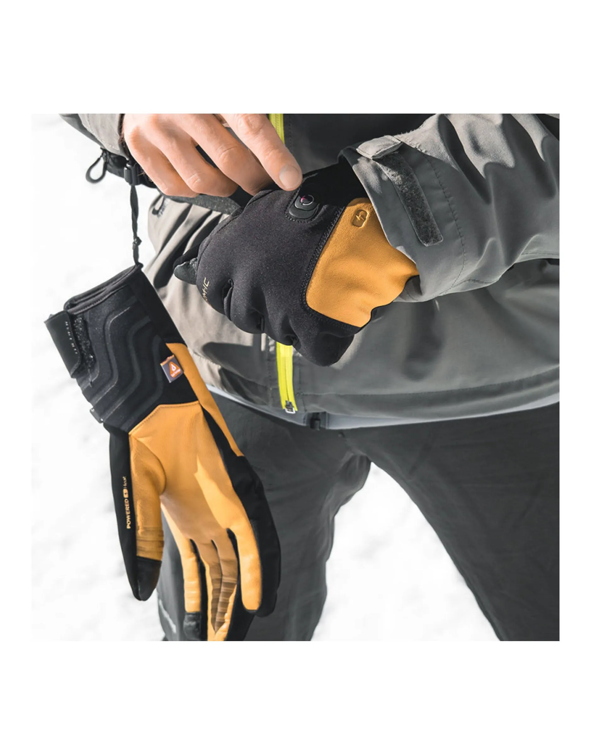 Therm-ic Mens Heated Powergloves Light