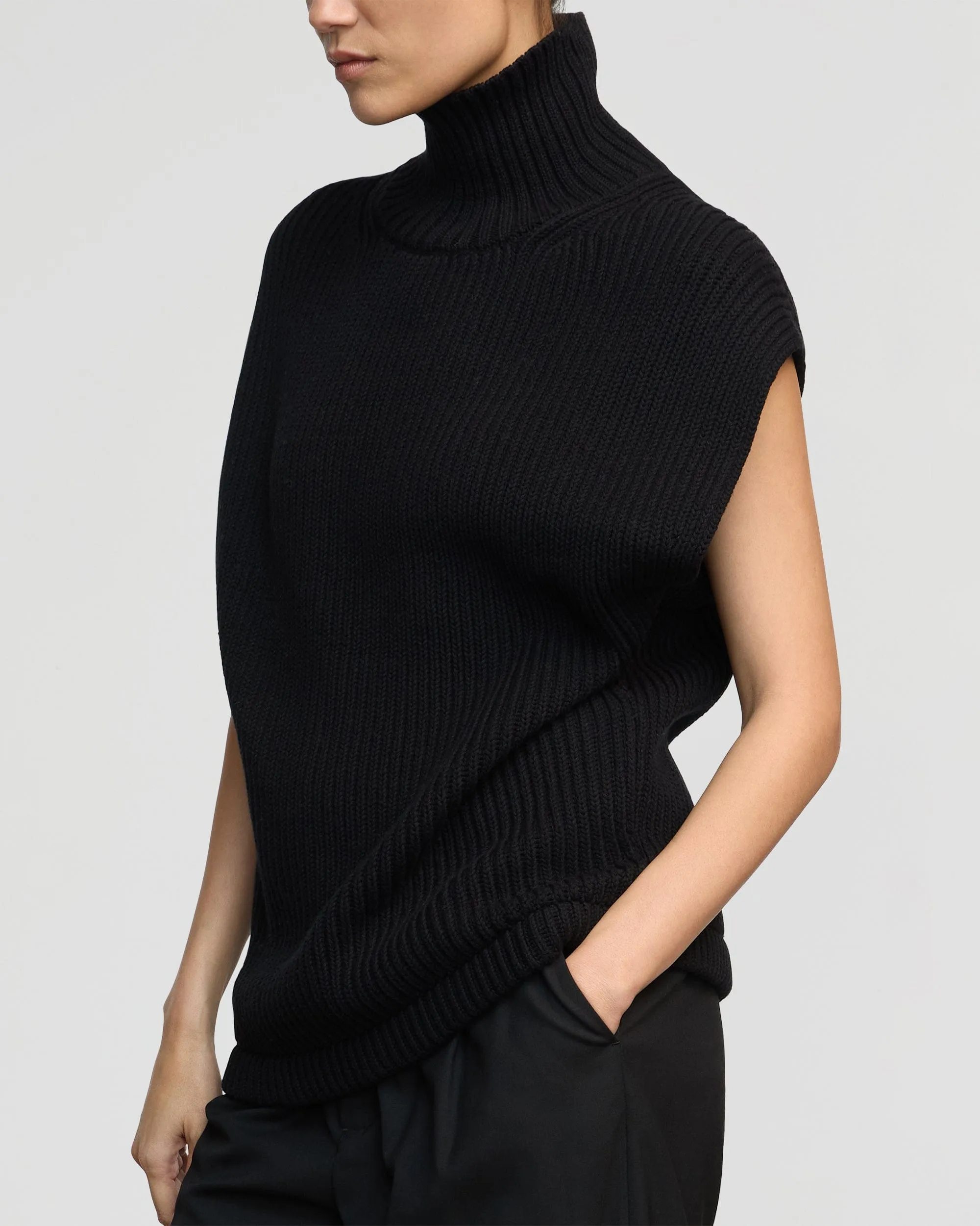 Tully Organic Cotton Turtleneck Vest