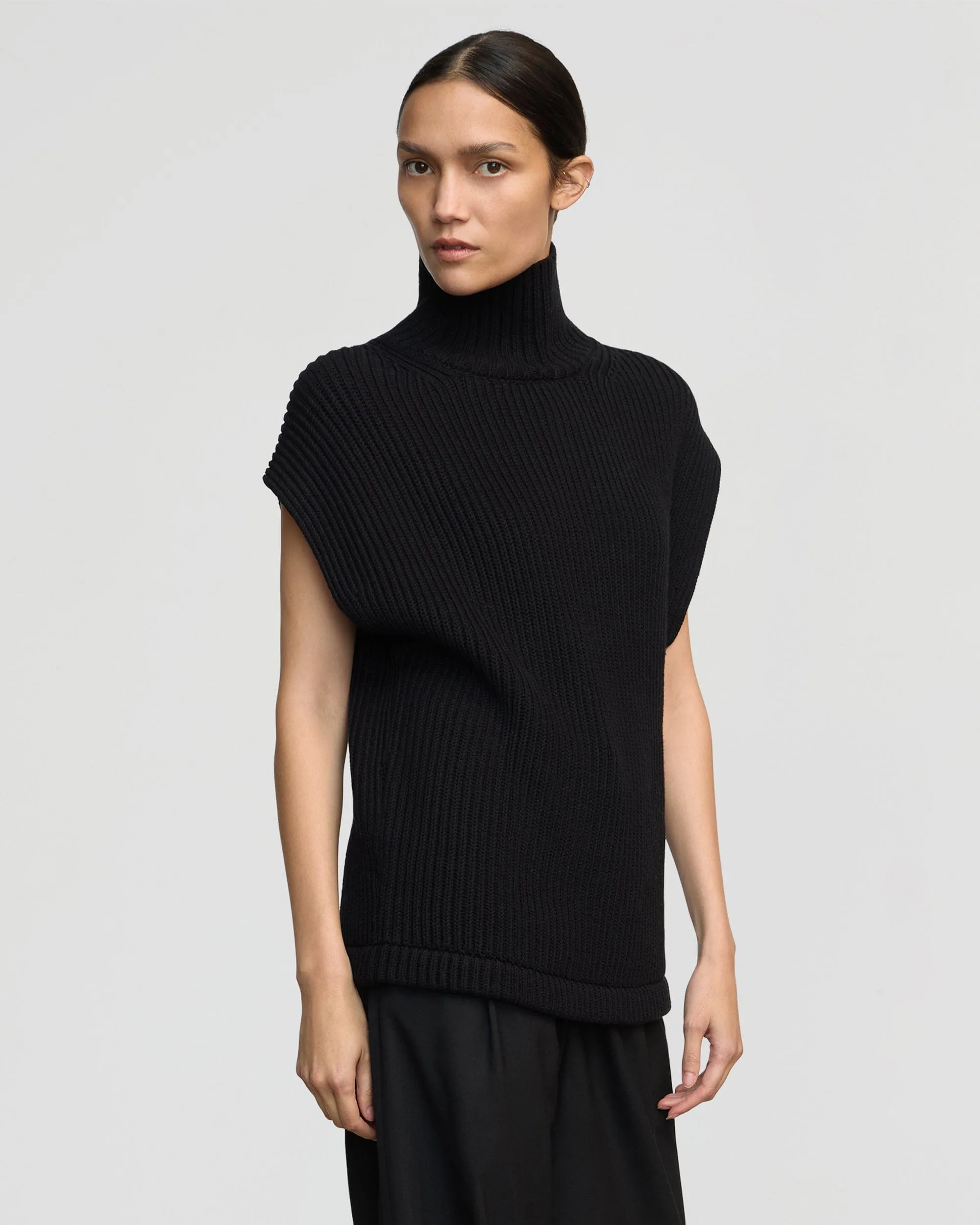 Tully Organic Cotton Turtleneck Vest