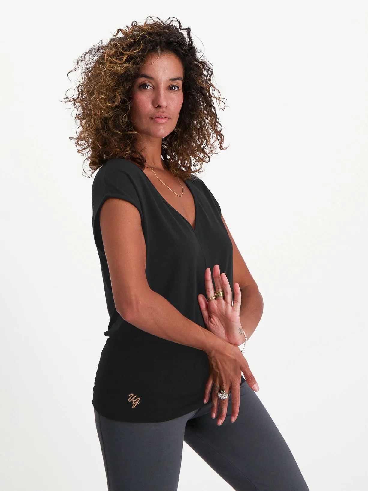 Urban Goddess Mula Yoga Top - Urban Black