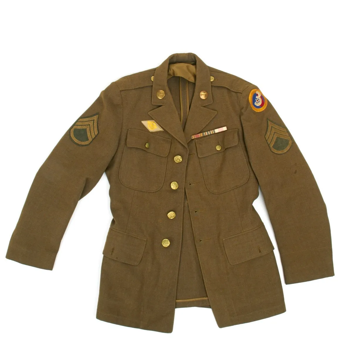 U.S. WWII Army Air Force Named Large Grouping in Suit Case