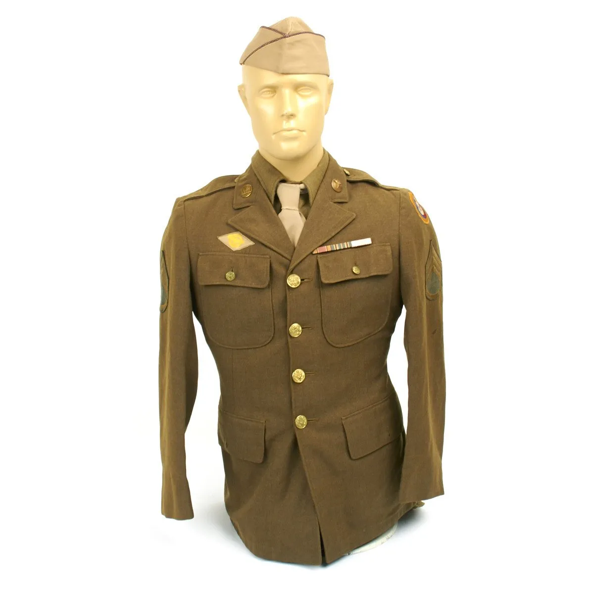 U.S. WWII Army Air Force Named Large Grouping in Suit Case