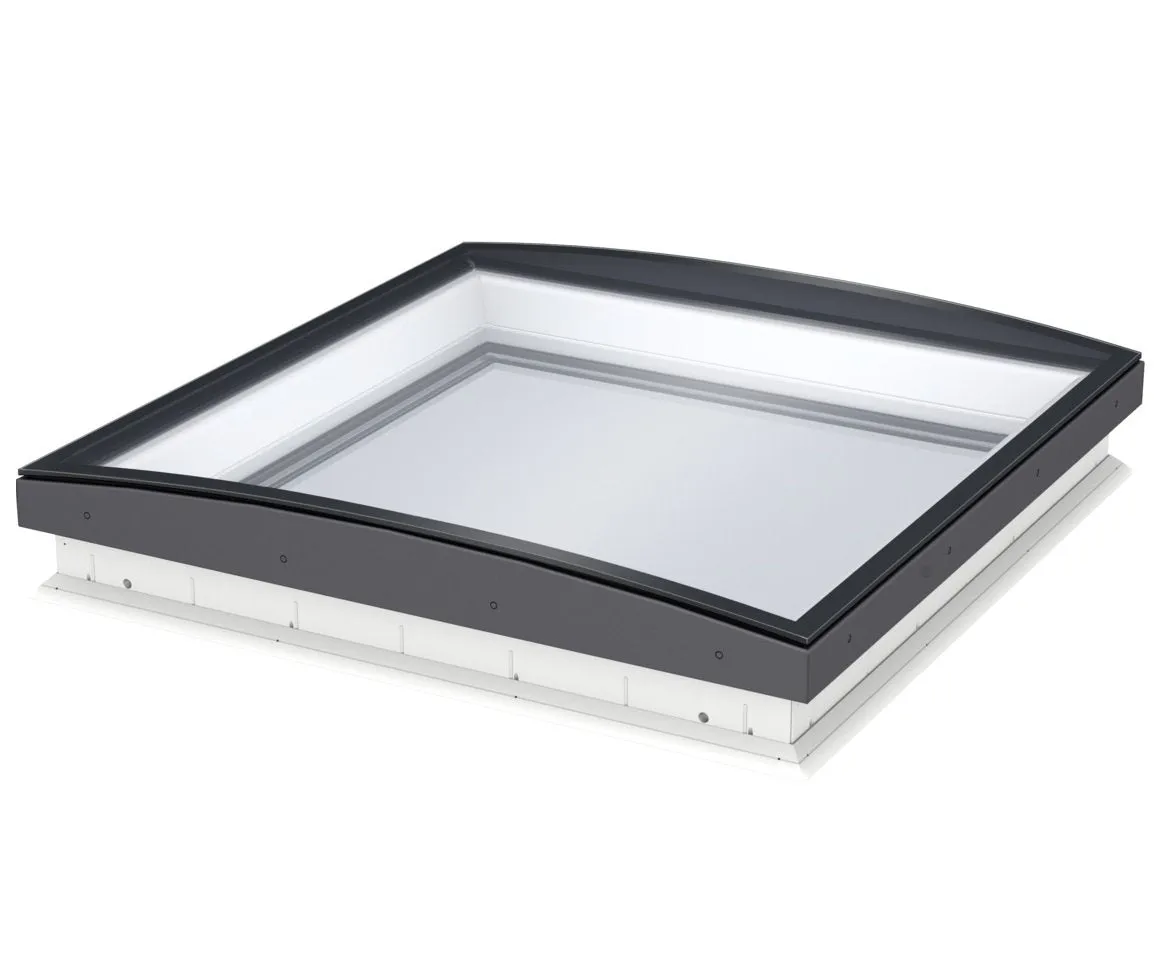 VELUX CFU 100100 1093 Fixed Curved Glass Package 100 x 100 cm (Including CFU Double Glazed Base & ISU Curved Glass Top Cover)