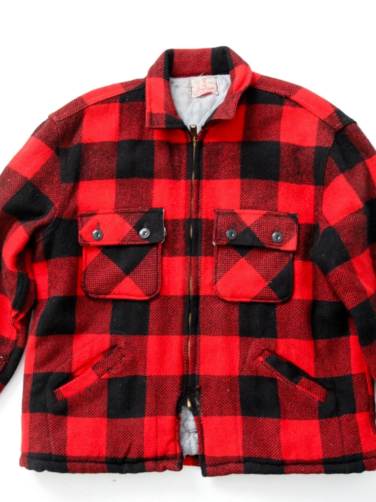 vintage 1950's plaid jacket