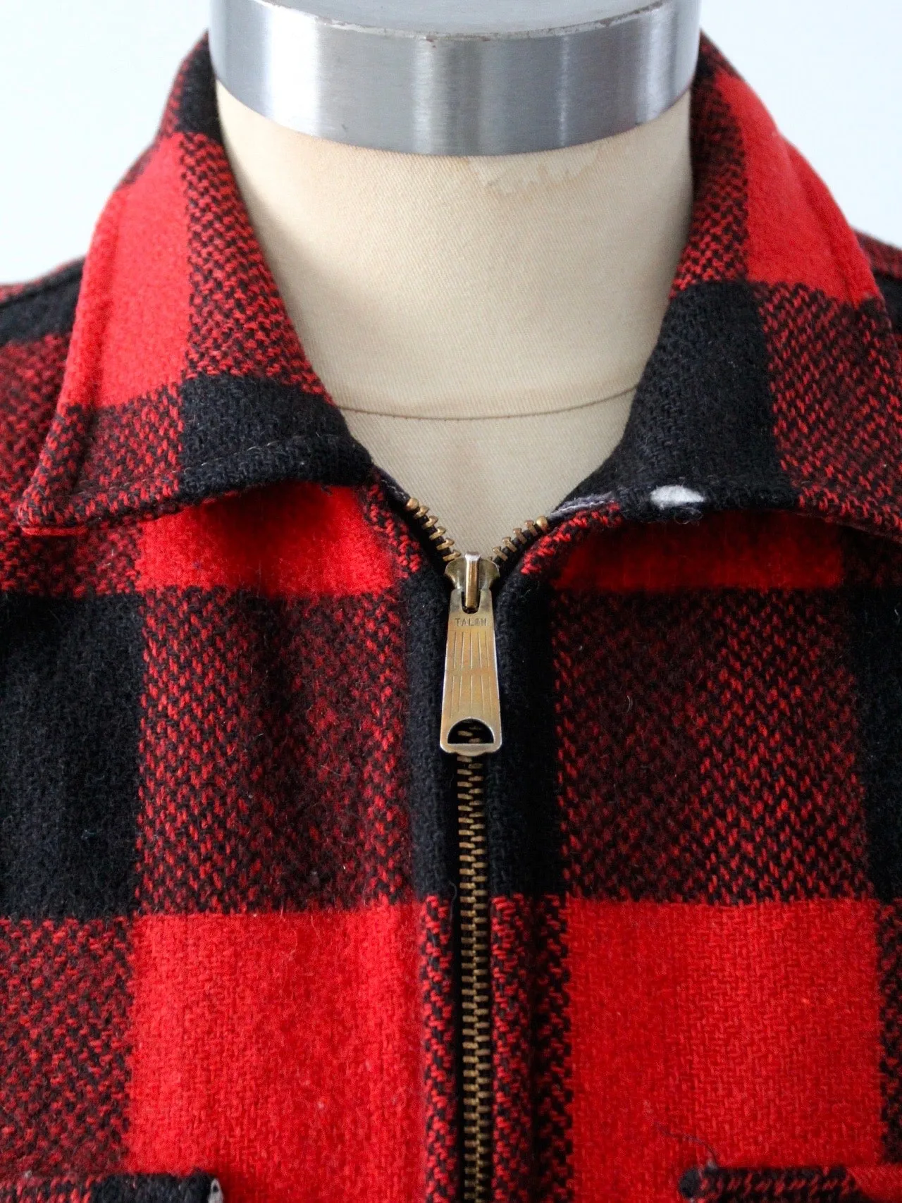 vintage 1950's plaid jacket