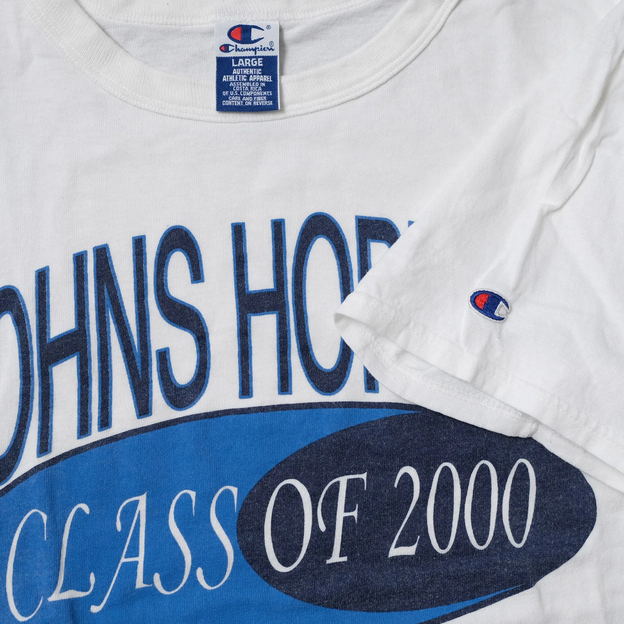 Vintage 2000 Champion Johns Hopkins T-Shirt Large