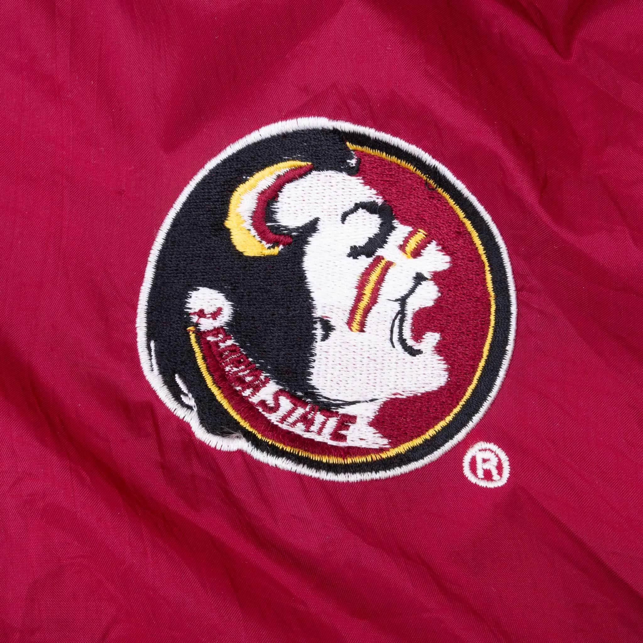 VINTAGE NCAA FLORIDA STATE SEMINOLES HEAVY PULLOVER JACKET XL 1990S