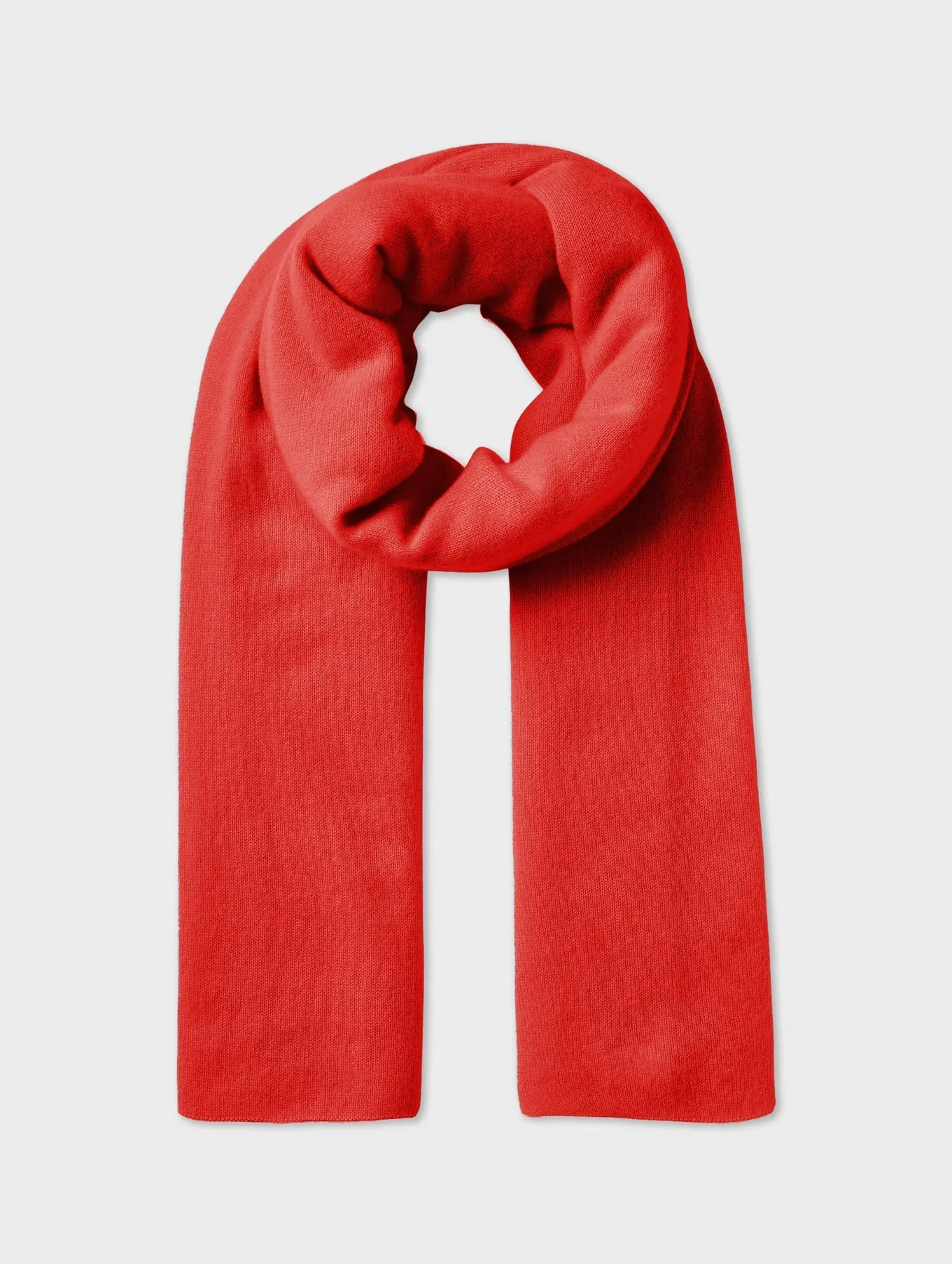 White   Warren - Cashmere Travel Wrap in Carmine Red