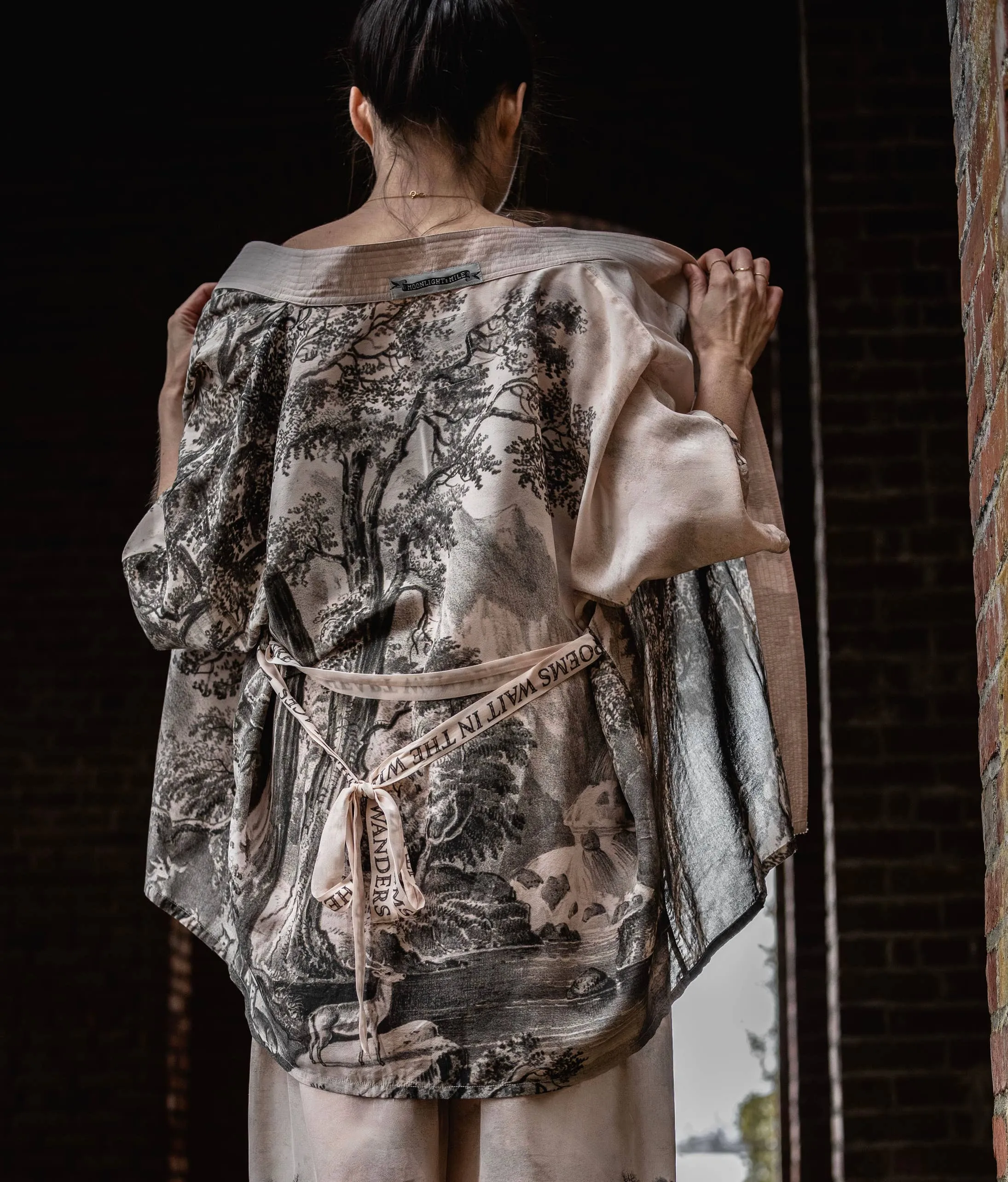 Wildwood Luxury Silk & Bamboo Viscose Artist Kimono