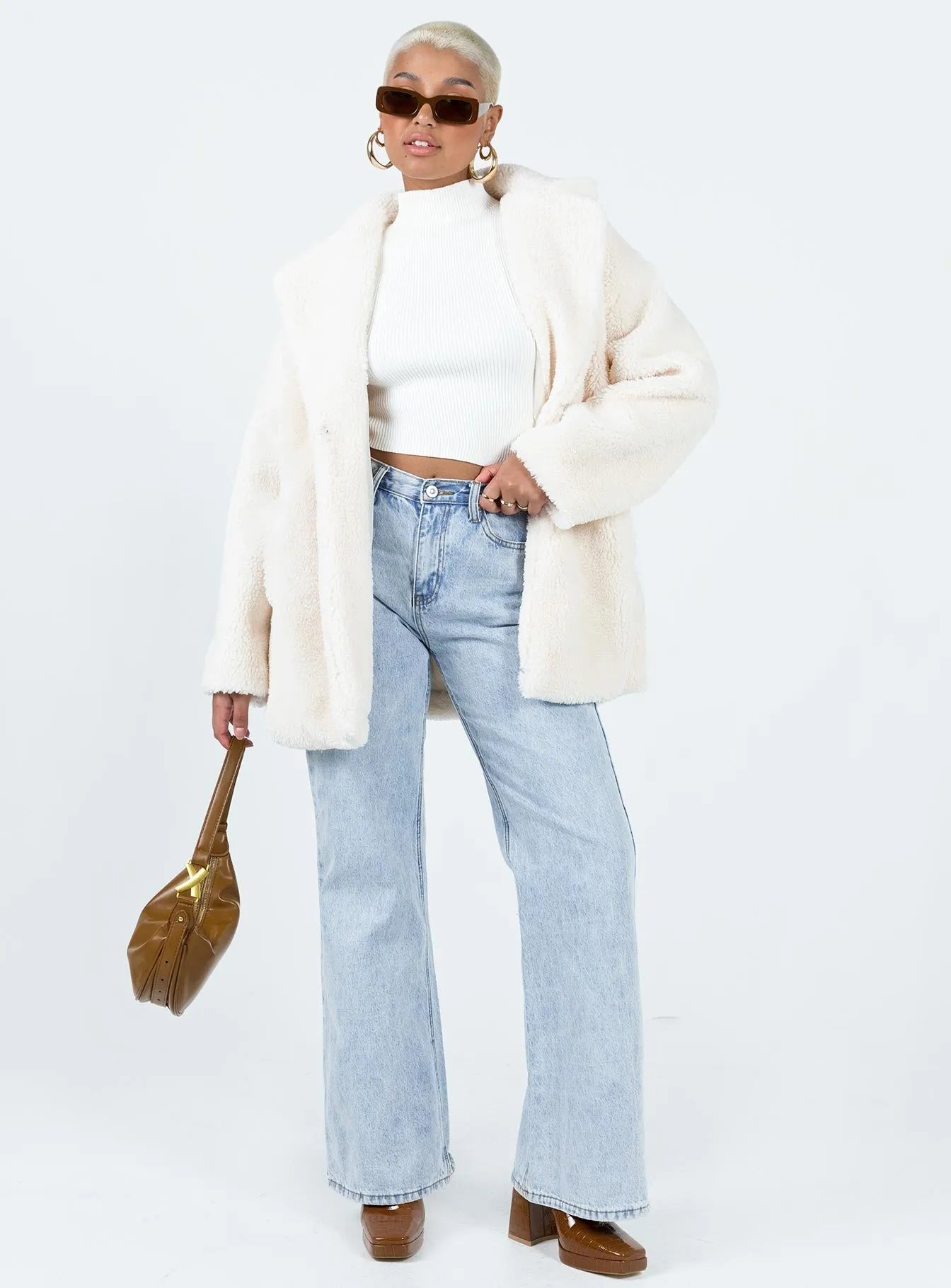 Wirilda Shearling Coat Cream