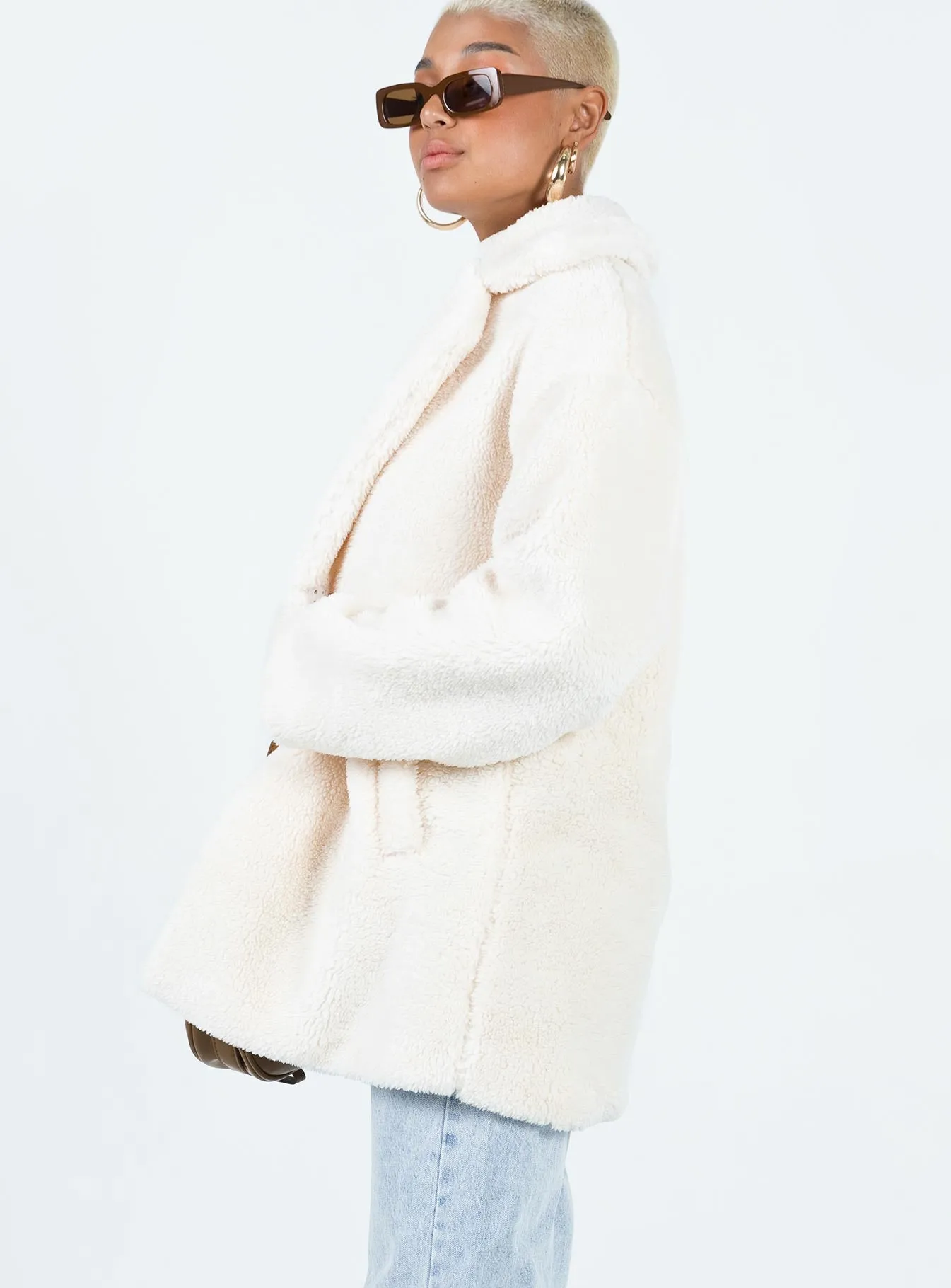 Wirilda Shearling Coat Cream