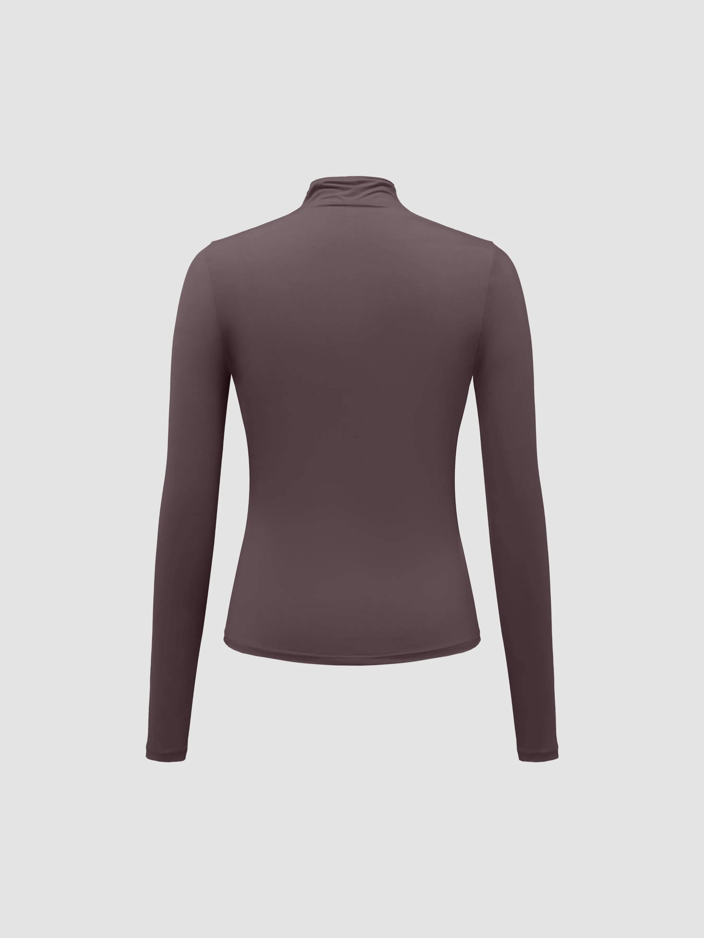 Women's Turtleneck Top Long Sleeve T-Shirt