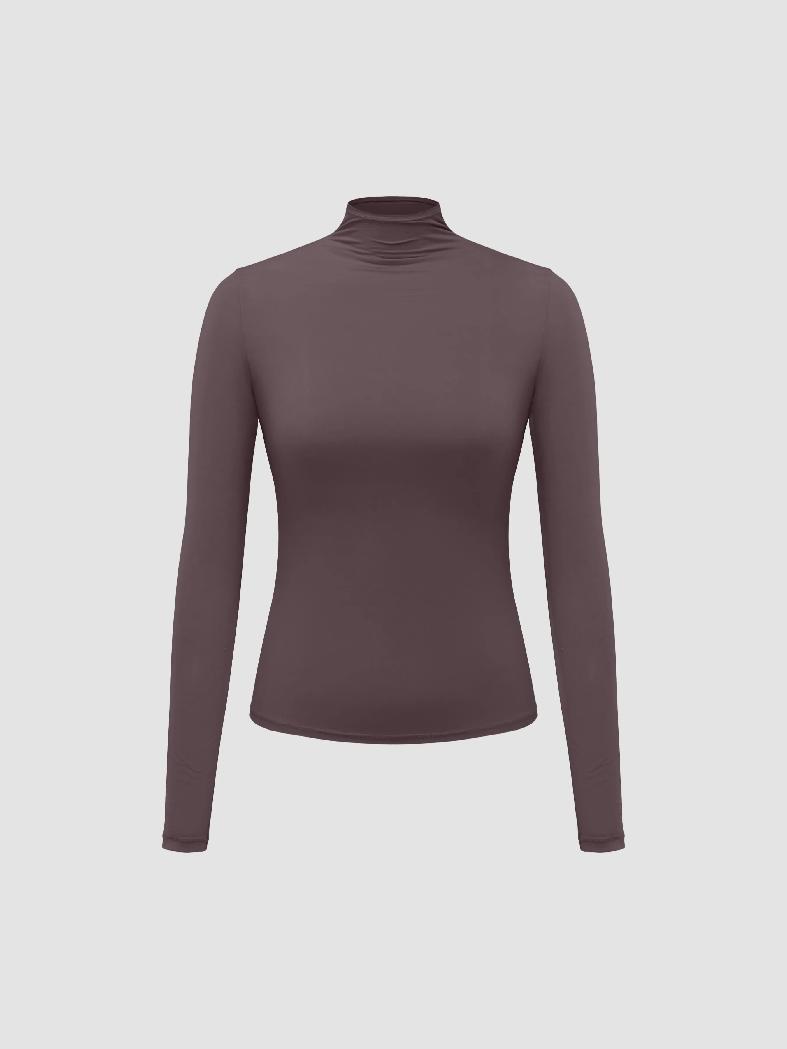 Women's Turtleneck Top Long Sleeve T-Shirt