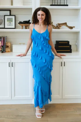 Wren Maxi Dress - Blue