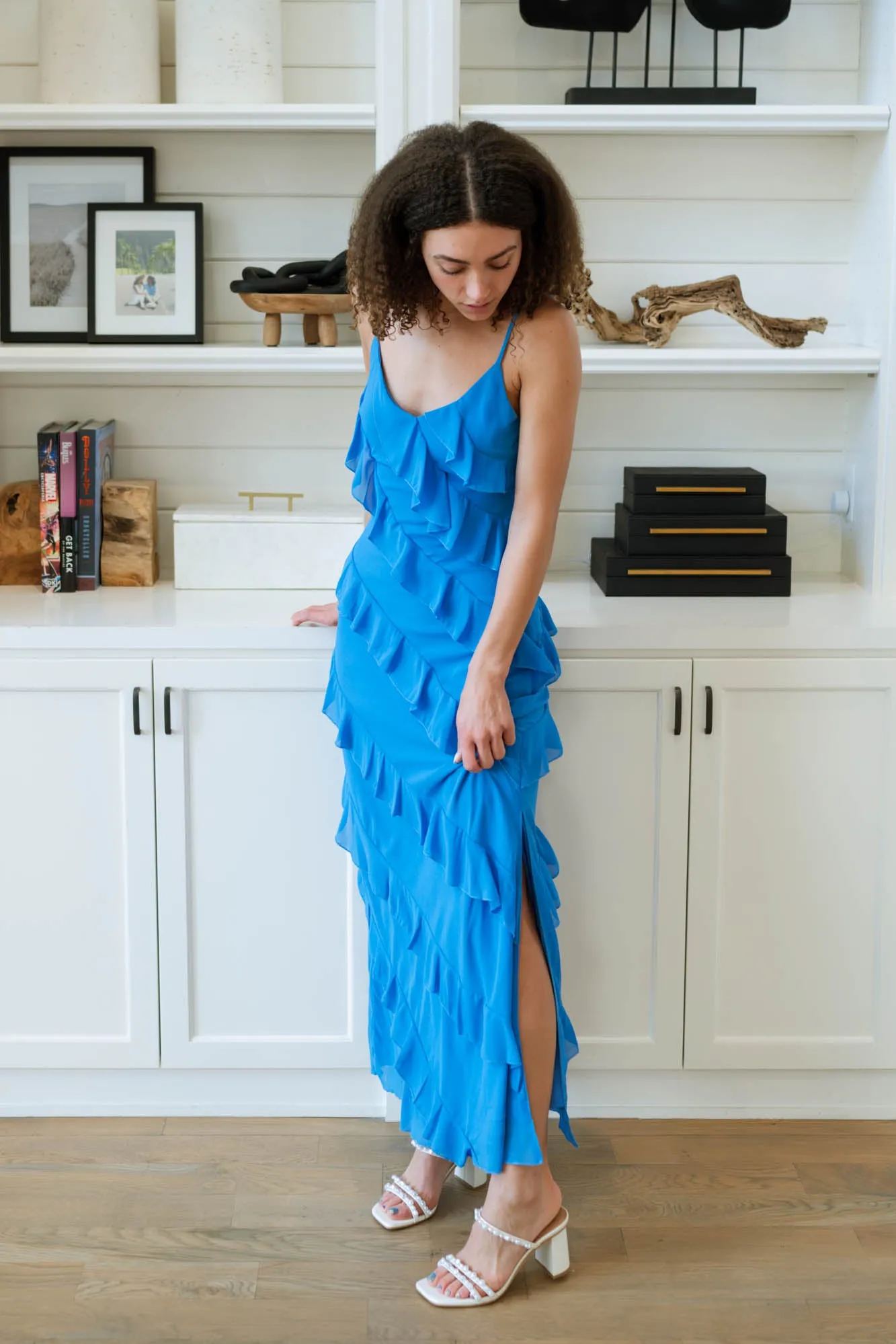 Wren Maxi Dress - Blue