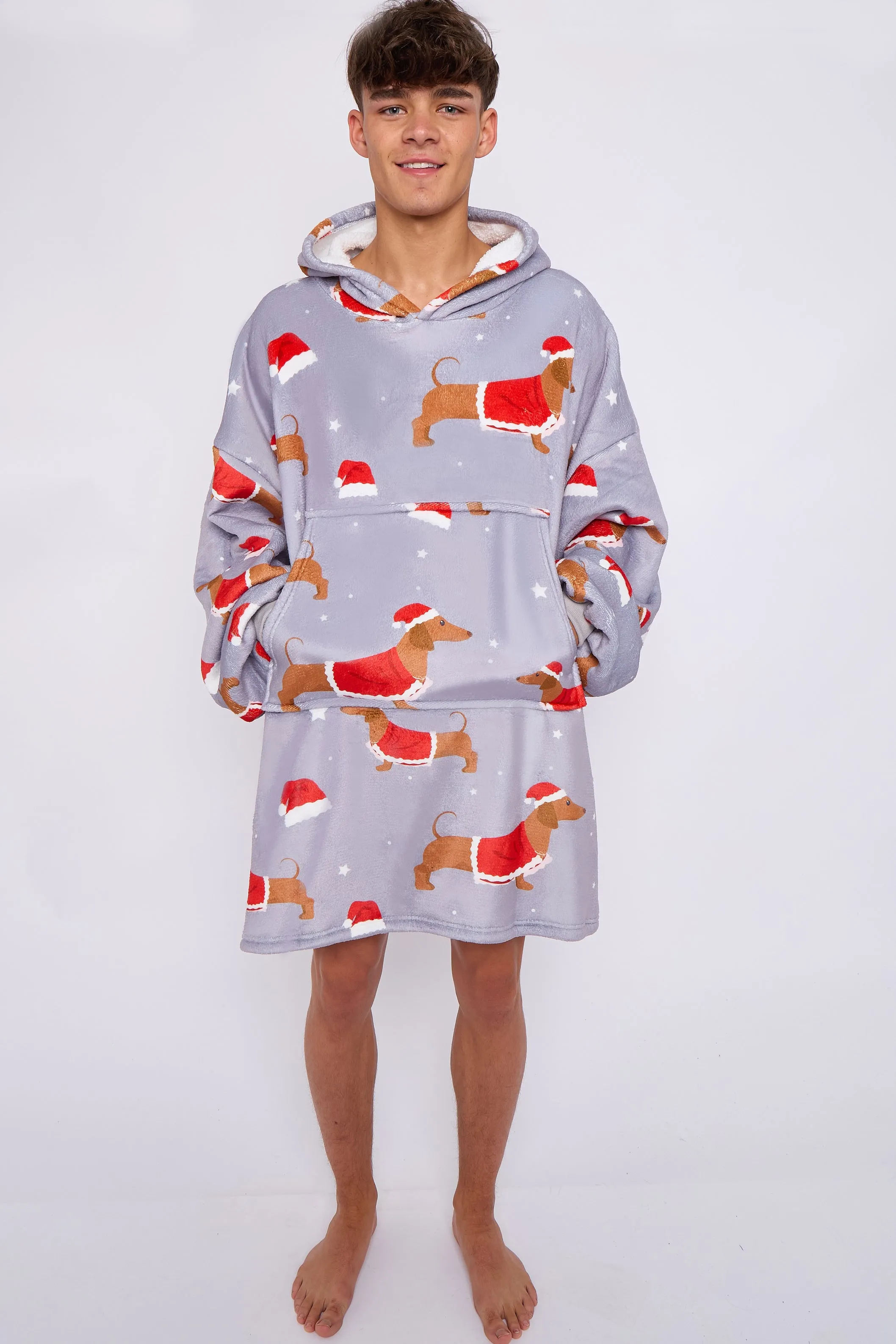 Xmas Santa Sausage Hoodie