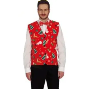 Xmas Waist Coat - Red