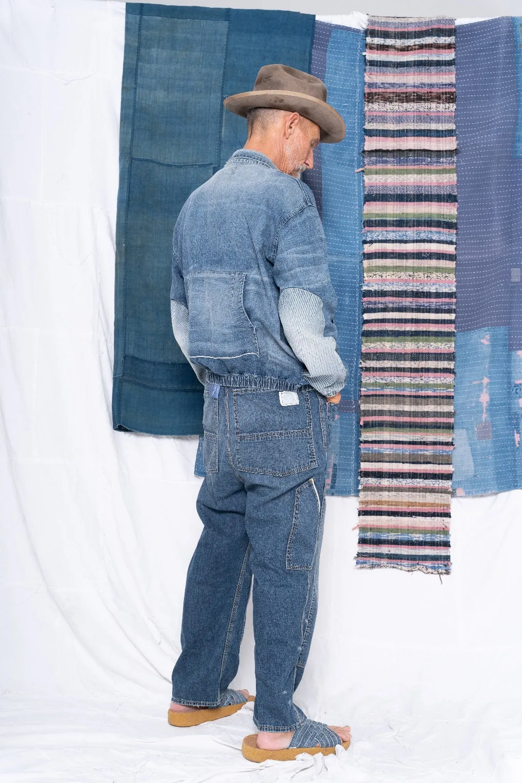 Zipper Denim Selvedge Sunfaded