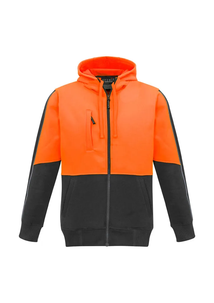 ZT485 Syzmik Unisex Hi Vis Full Zip Hoodie